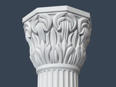 Composite Order Column 006 3D model