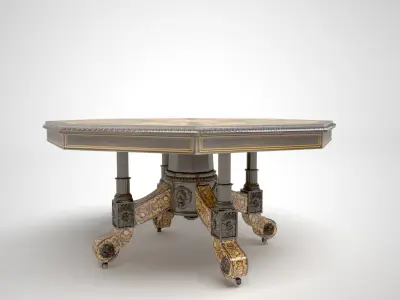 Classical table  3D model