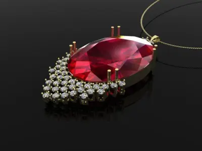 Jewel Pendant 3D print model