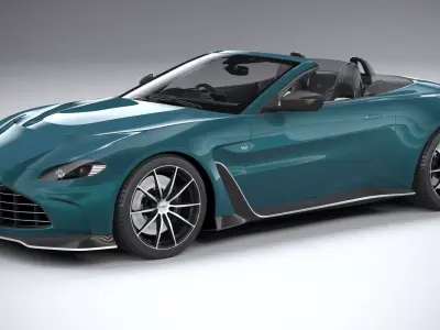 Aston Martin V12  Vantage Roadster 2023 3D model