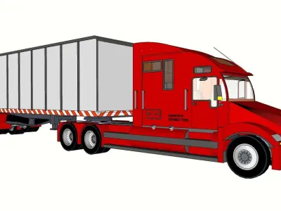 Delivery Truck 3D print model