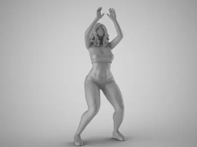 Volleyball Girl 3 3D print model