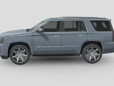 Cadillac Escalade 2015 Low-poly 3D model