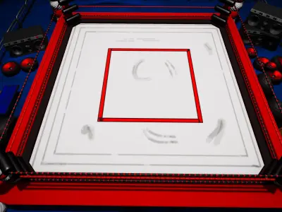 Mini Arena  Low-poly 3D model