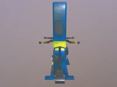 Car Pose Low-poly 3D model