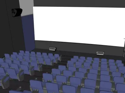 multiplex mini theater 2 3D model