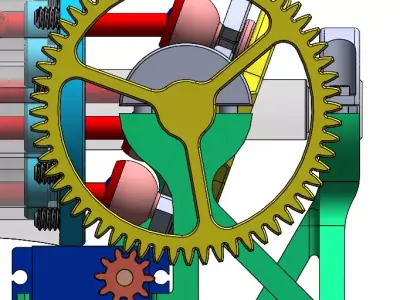  involute gear 1-6 3D print model