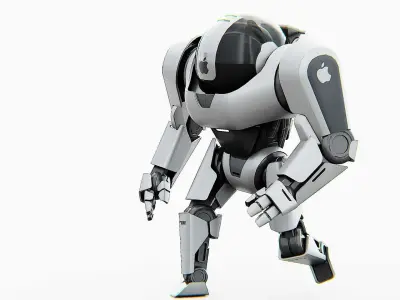 APPLE BOT Rigged for Unreal Engine - Unity - MIXAMO  3D model