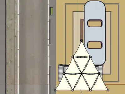 gas station 3D model