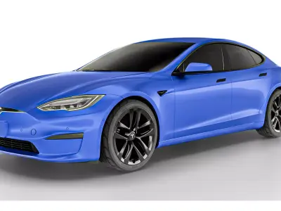 Tesla y 2021 Low-poly 3D model