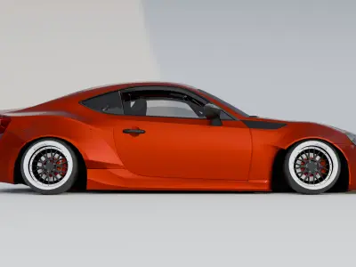 toyota gt86 3D model by hydersharjeel4