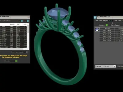 ring code 217 3D print model