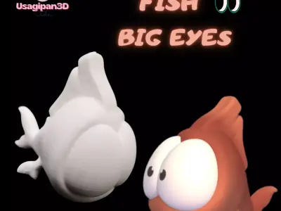 Fish Big Eyes 3D print model