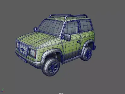 TOON Car 03 3D model