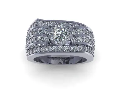 Man Wedding Ring 263 3D print model