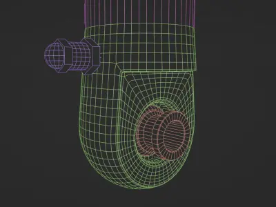 ORI STX struts  off road shocks Low-poly 3D model