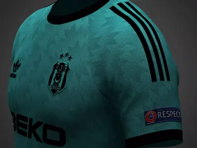 adidas originals retro jersey Free 3D model