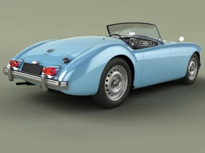 MG MGA Mk2 3D model