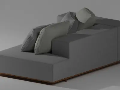 Escape Sofa - Chaise longue by Artefacto 3D model