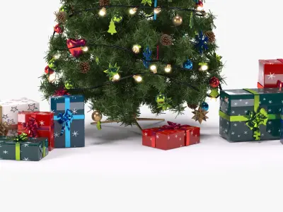 Christmas Tree 3D model 10