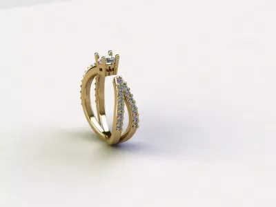 Open solitaire  3D print model