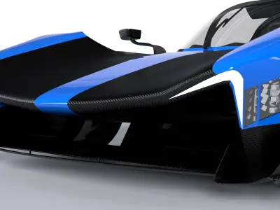 Hypercar Concept 001 3D model