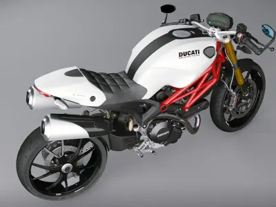 Ducati Monster 1100s 3D model