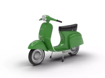 Vespa 125 ET3 1967 3d model 3D model