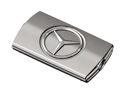 Front grille Mercedes logo 300SL gullwing sculpture weight 3D print model