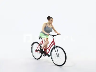 Dream 01H bicycle bike Sports Woman Low-poly 3D model