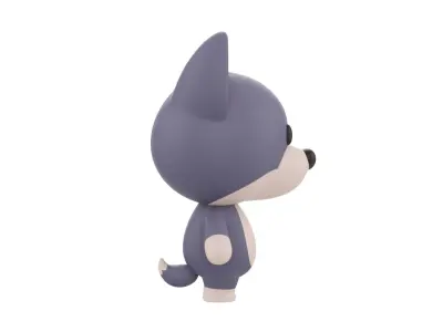 Character023 Wolf 3D model