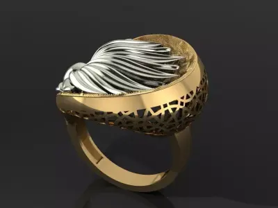 gold ring 3D print model