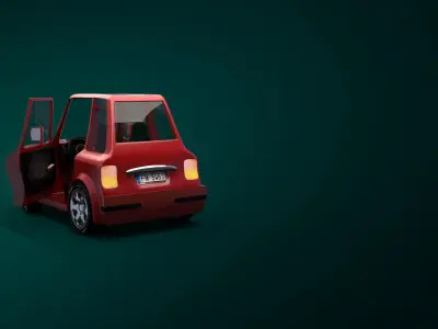 Cartoon Car  3D model