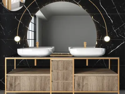 luxury bathroom cabinet no 147 3D model