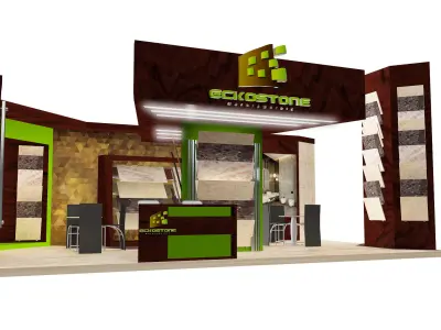 Booth Exhibition Stand a360a  3D model