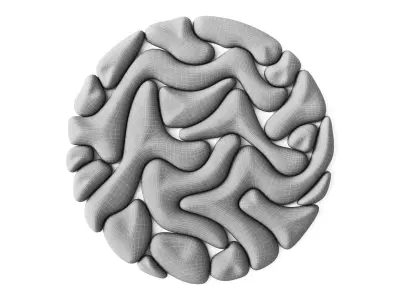 Abstract sculpture by Nuge Materialize 3D model