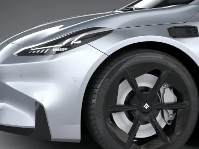 GAC AION Hyper GT 2024 3D model