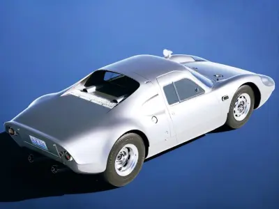 Porsche 904 Carrera GTS 1964 Low-poly 3D model