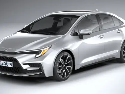 Toyota Corolla Sedan HSE 2023 3D model