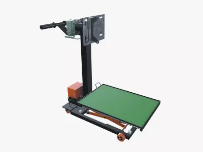 Engine stand 3D model