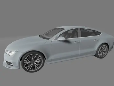 2015 Audi A7 Detailed Model 3D model