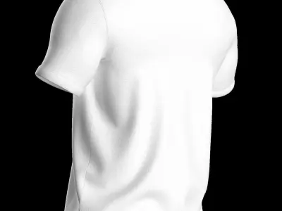 Male tshirt Free 3D model