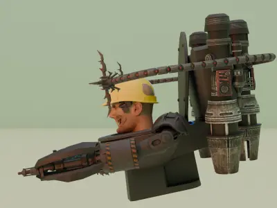 Engineer Skibidi Toilet  3D model