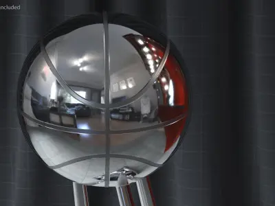 Woman Basketball Championship Trophy 3D model
