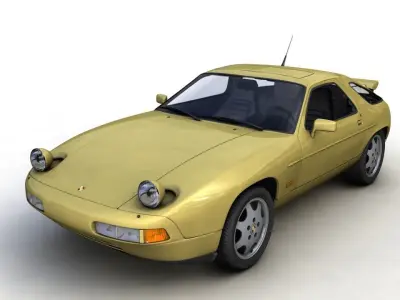 PORSCHE 928 GT 1991 3D model