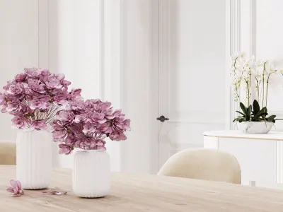 3D  CLASIC DINNING ROOM  3D model