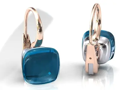 Nudo Classic Earrings 3D print model