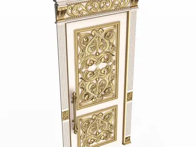 Doors Collection 0302 Low-poly 3D model