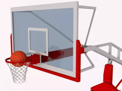 Basketball Rim Collection 3D model