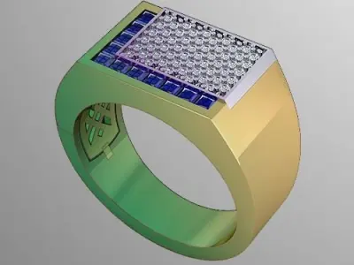 Ring ak 1 3D print model